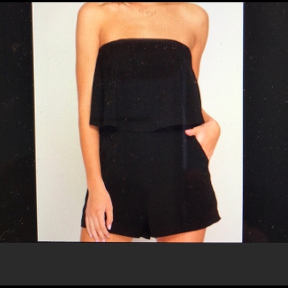 Pretty Strapless Layered Romper - Picture 6 of 6